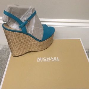 Brand New Never Worn Michael Kors Wedge Sandals